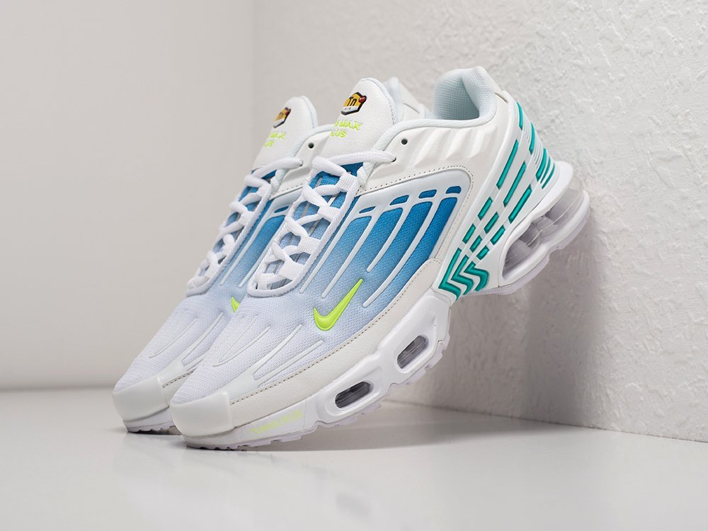 Nike Air Max Plus 3 белые текстиль мужские (AR25298) - фото 2 Nike Air Max Plus 3 белые текстиль мужские (AR25298) - фото 2