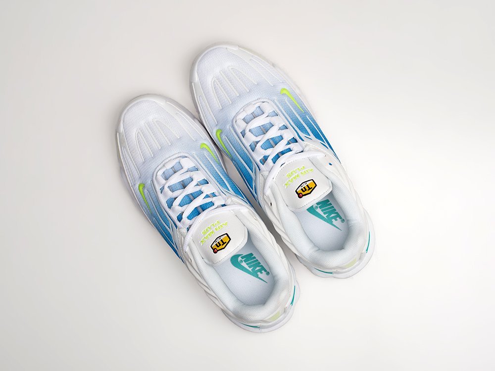 Nike Air Max Plus 3 белые текстиль мужские (AR25298) - фото 3 Nike Air Max Plus 3 белые текстиль мужские (AR25298) - фото 3