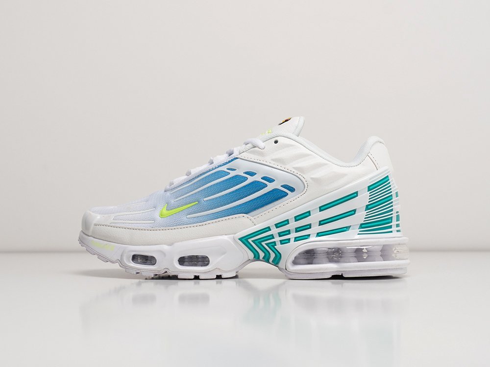 Nike Air Max Plus 3 белые текстиль мужские (AR25298) - фото 1 Nike Air Max Plus 3 белые текстиль мужские (AR25298) - фото 1