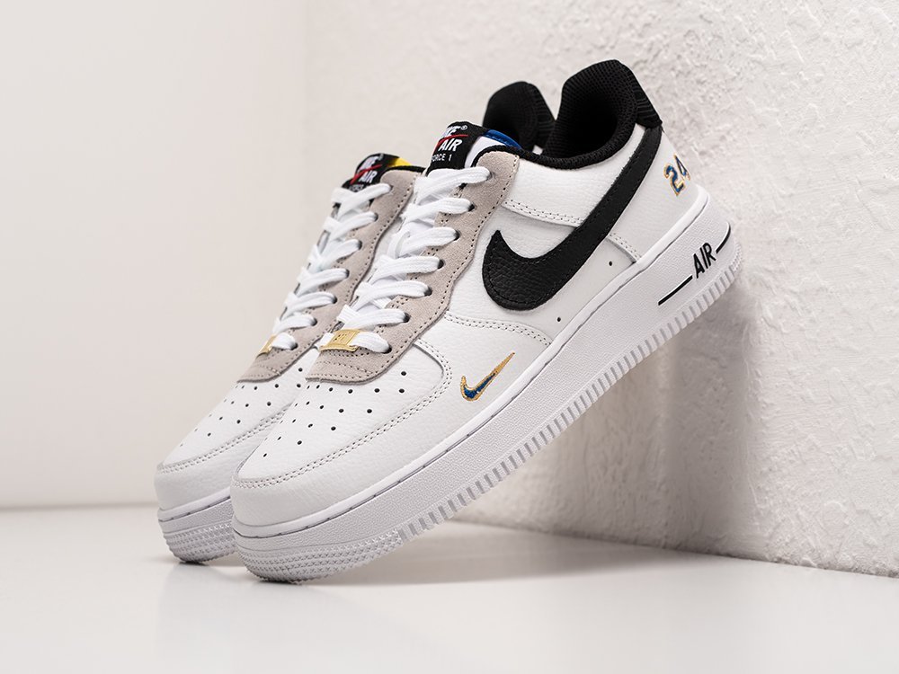 Nike Air Force 1 Low Ken Griffey Jr. and Sr. Swingman WMNS белые кожа женские (AR25417) - фото 2