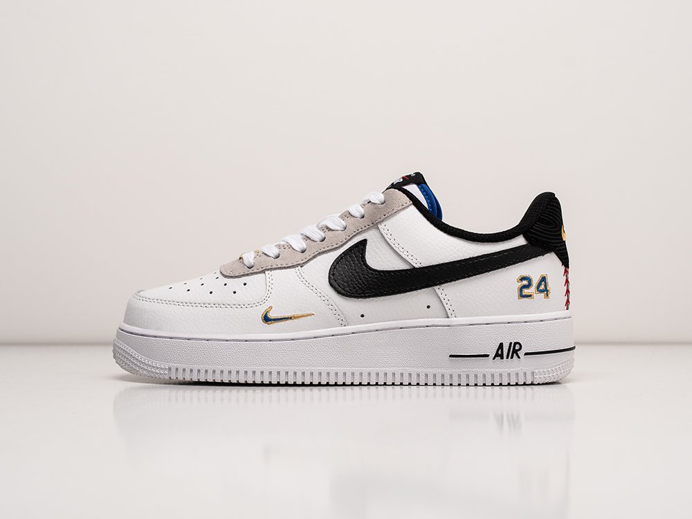 Nike Air Force 1 Low Ken Griffey Jr. and Sr. Swingman WMNS белые кожа женские (AR25417) - фото 1