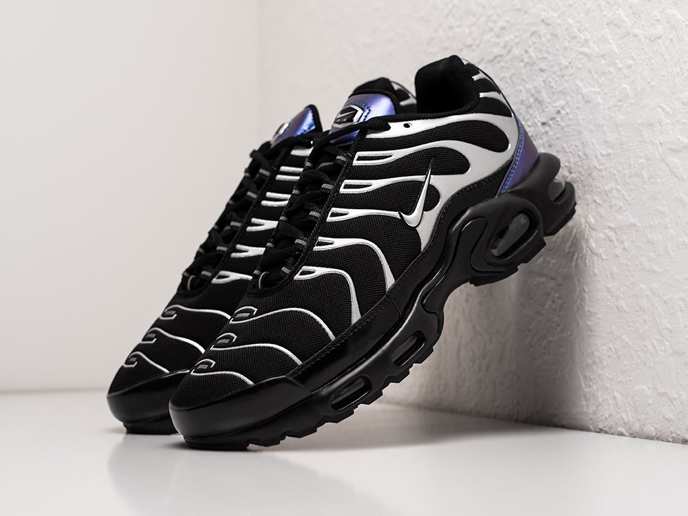 Nike Air Max Plus черные текстиль мужские (AR25433) - фото 2 Nike Air Max Plus черные текстиль мужские (AR25433) - фото 2