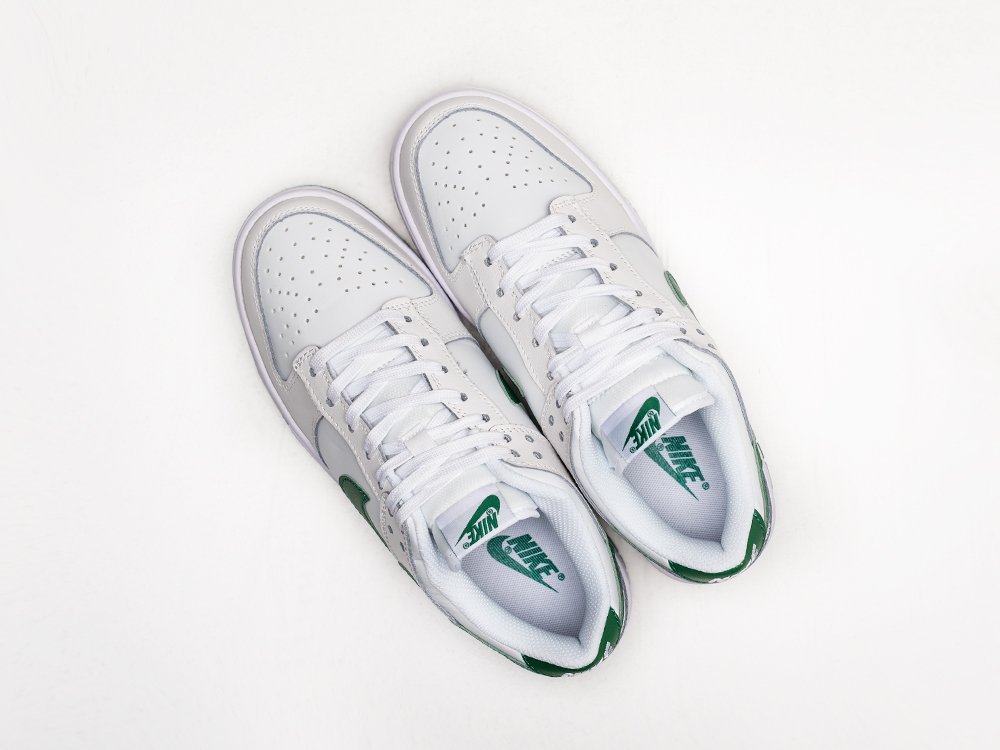 Nike SB Dunk Low Green Noise белые кожа мужские (AR25436) - фото 3 Nike SB Dunk Low Green Noise белые кожа мужские (AR25436) - фото 3