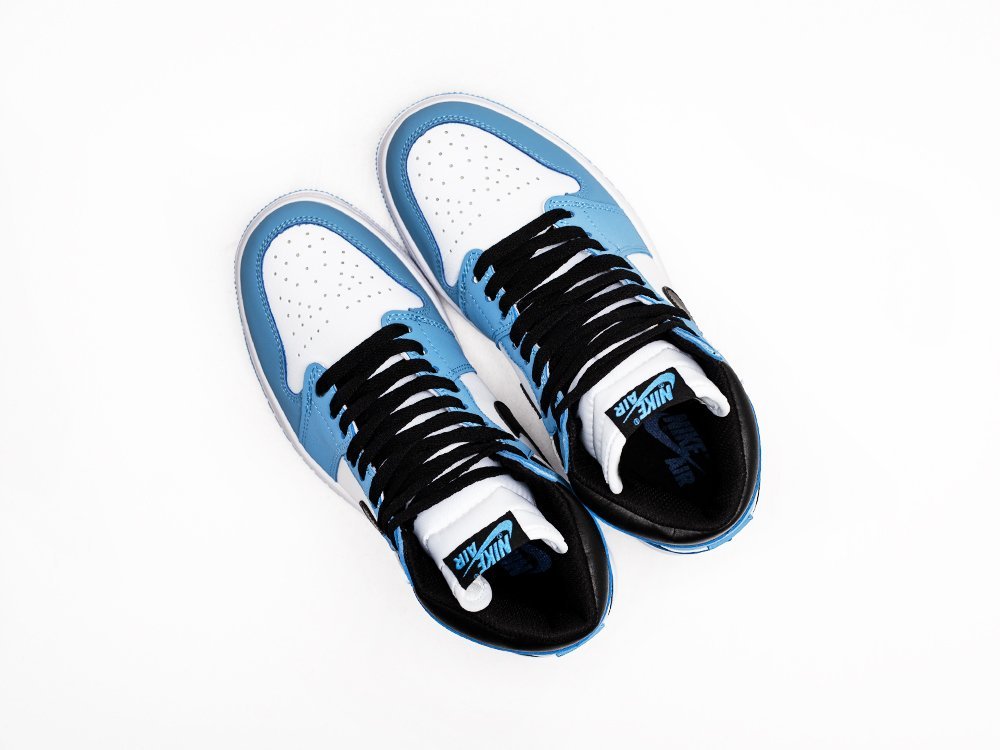 Nike Air Jordan 1 Retro High OG PS «University Blue» WMNS голубые кожа женские (AR25443) - фото 3