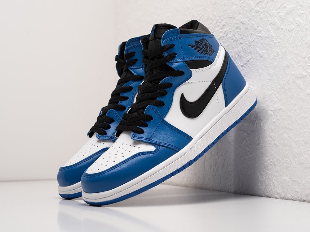 Nike Air Jordan 1 Retro High OG «Game Royal» белые кожа мужские (AR25444) - фото 2 Nike Air Jordan 1 Retro High OG «Game Royal» белые кожа мужские (AR25444) - фото 2