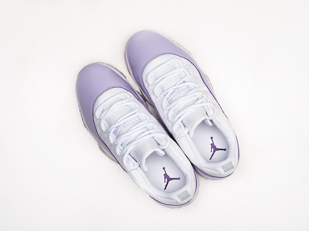 Nike Air Jordan 11 Low WMNS белые текстиль женские (AR25456) - фото 3