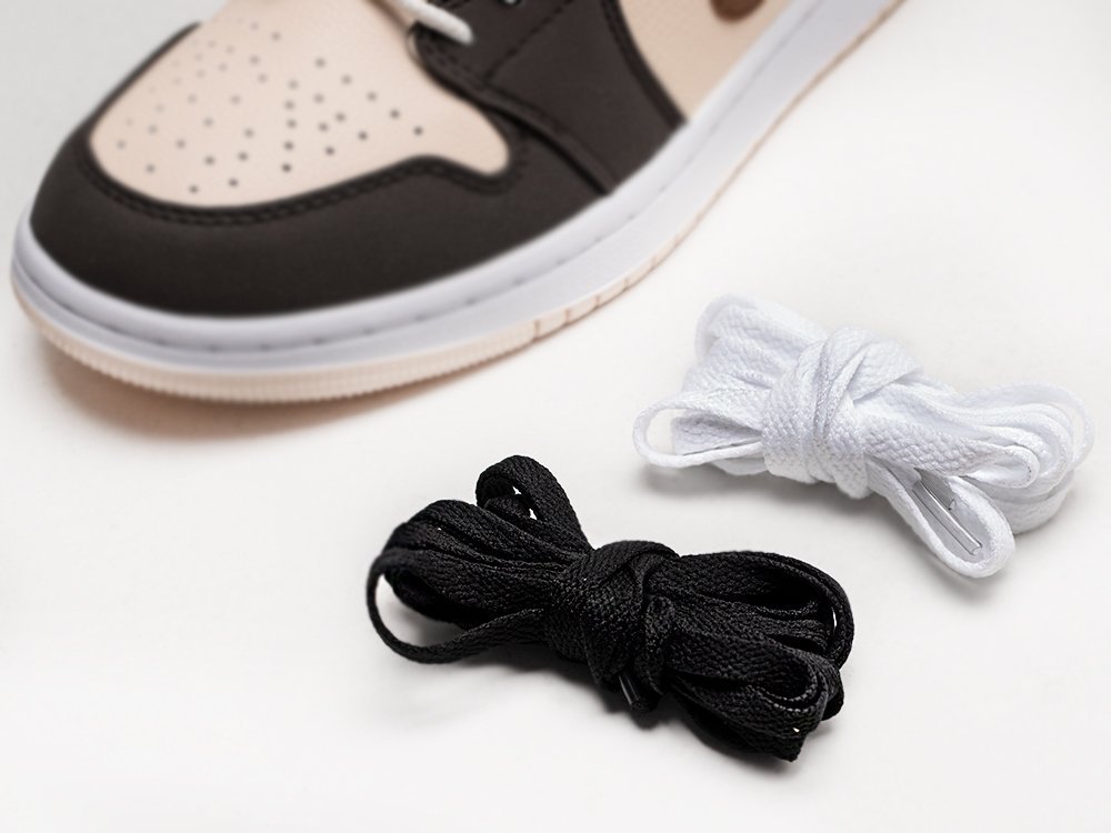 Nike Air Jordan 1 «Cream Dark Chocolate» коричневые кожа мужские (AR25461) - фото 4