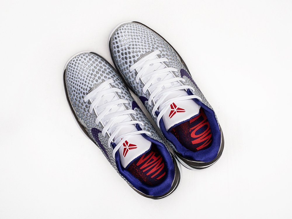 Nike Kobe 6 серебристые кожа мужские (AR25462) - фото 3