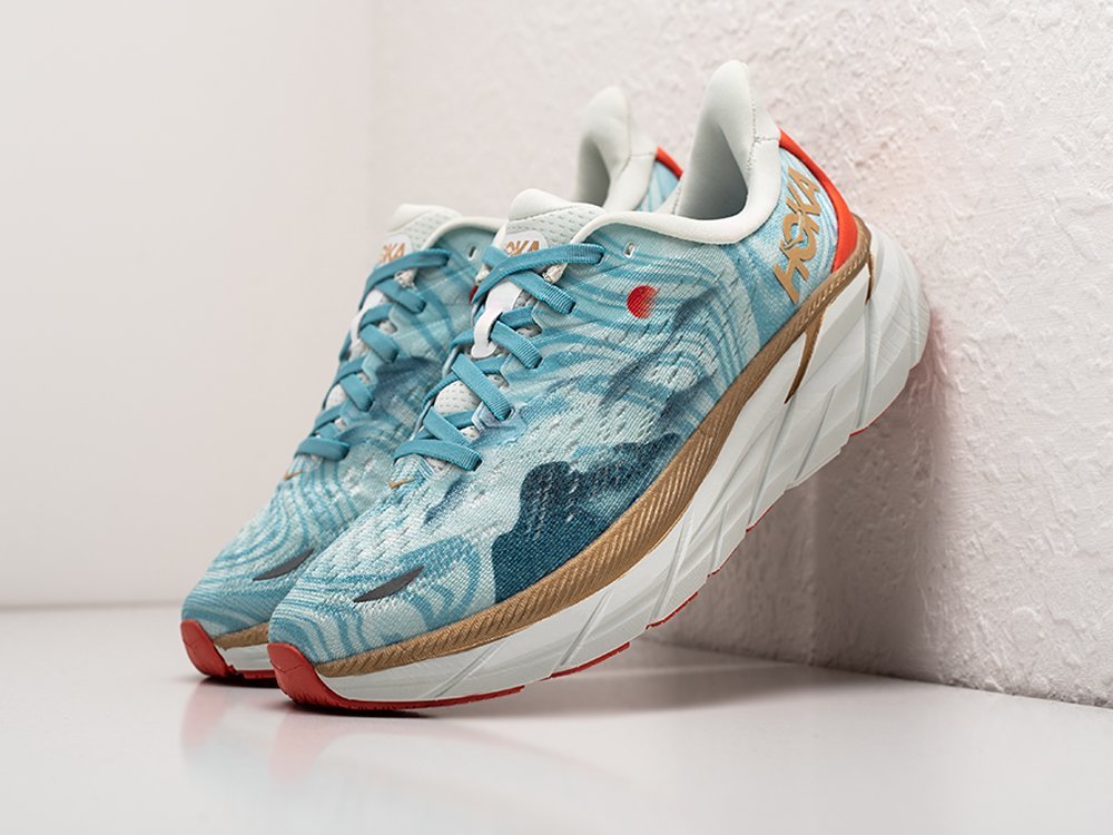 Hoka Clifton 8 голубые текстиль мужские (AR25468) - фото 2 Hoka Clifton 8 голубые текстиль мужские (AR25468) - фото 2