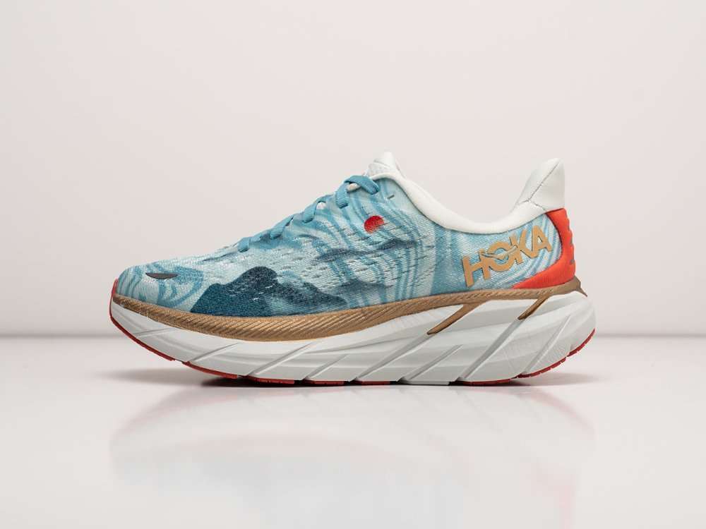 Hoka Clifton 8 голубые текстиль мужские (AR25468) - фото 1 Hoka Clifton 8 голубые текстиль мужские (AR25468) - фото 1