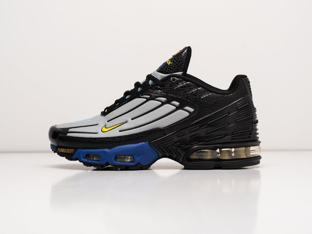 Nike Air Max Plus 3 серые кожа мужские (AR25477) - фото 1 Nike Air Max Plus 3 серые кожа мужские (AR25477) - фото 1