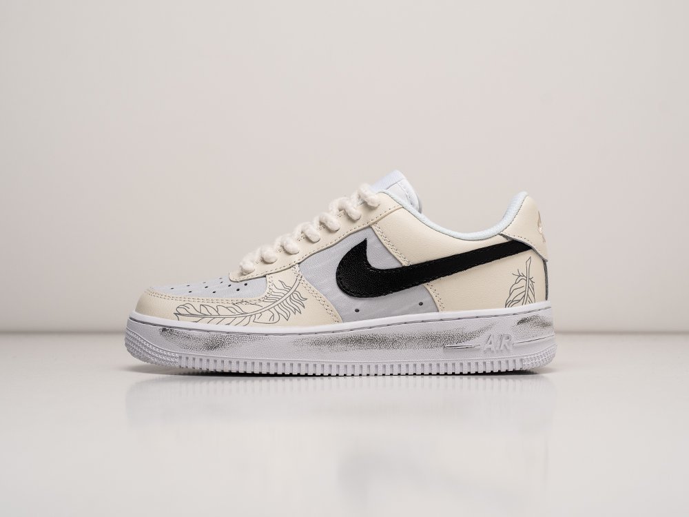 Nike Air Force 1 Low WMNS бежевые кожа женские (AR25484) - фото 1 Nike Air Force 1 Low WMNS бежевые кожа женские (AR25484) - фото 1