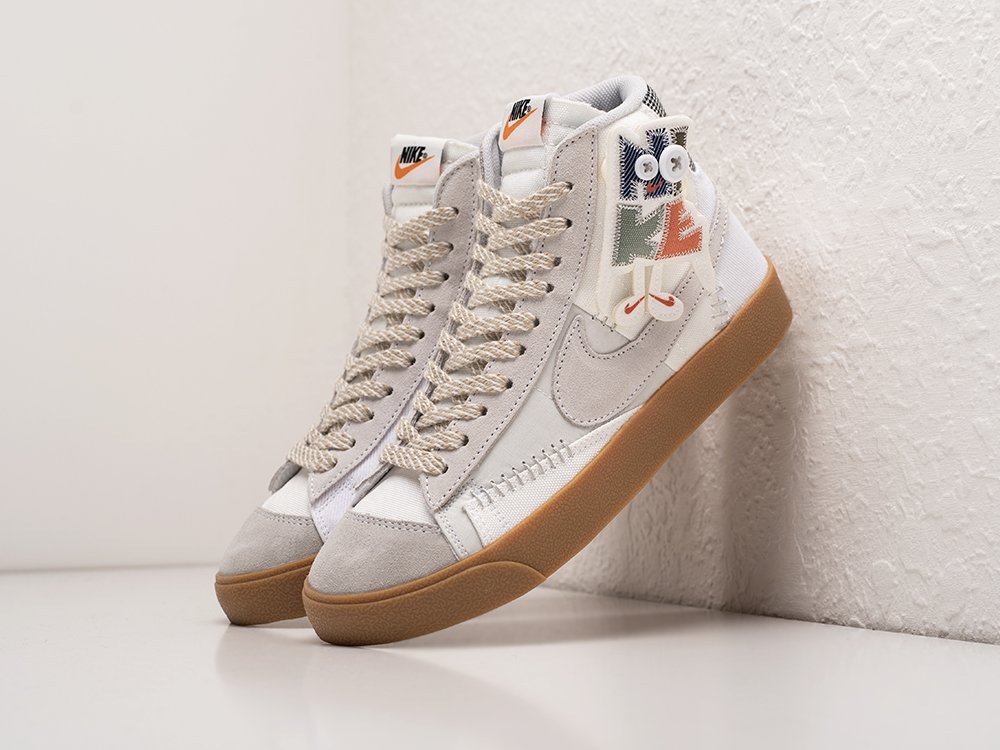 Nike Blazer Mid 77 «Voodoo» WMNS серые замша женские (AR25493) - фото 2 Nike Blazer Mid 77 «Voodoo» WMNS серые замша женские (AR25493) - фото 2