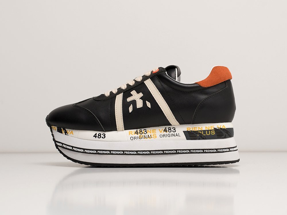 Premiata Conny WMNS черные кожа женские (AR25494) - фото 1 Premiata Conny WMNS черные кожа женские (AR25494) - фото 1