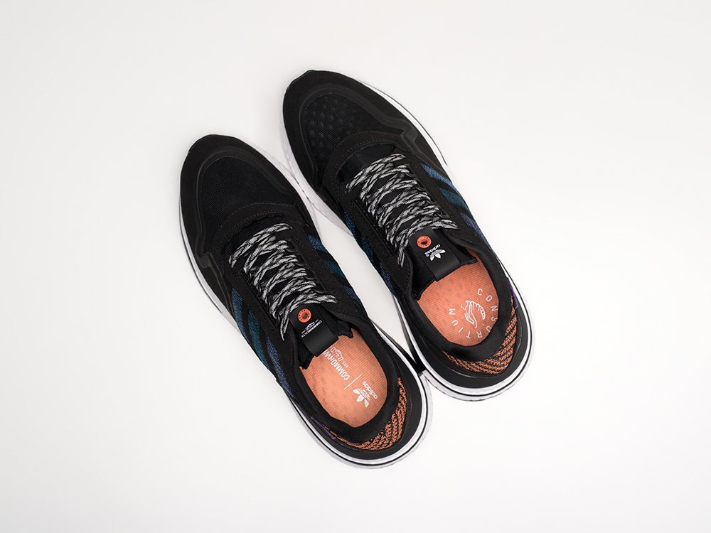 Adidas x Consortium x Commonwealth ZX 500 RM черные текстиль мужские (AR25498) - фото 3 Adidas x Consortium x Commonwealth ZX 500 RM черные текстиль мужские (AR25498) - фото 3