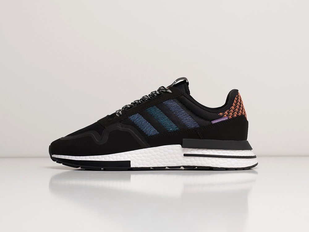 Adidas x Consortium x Commonwealth ZX 500 RM черные текстиль мужские (AR25498) - фото 1 Adidas x Consortium x Commonwealth ZX 500 RM черные текстиль мужские (AR25498) - фото 1
