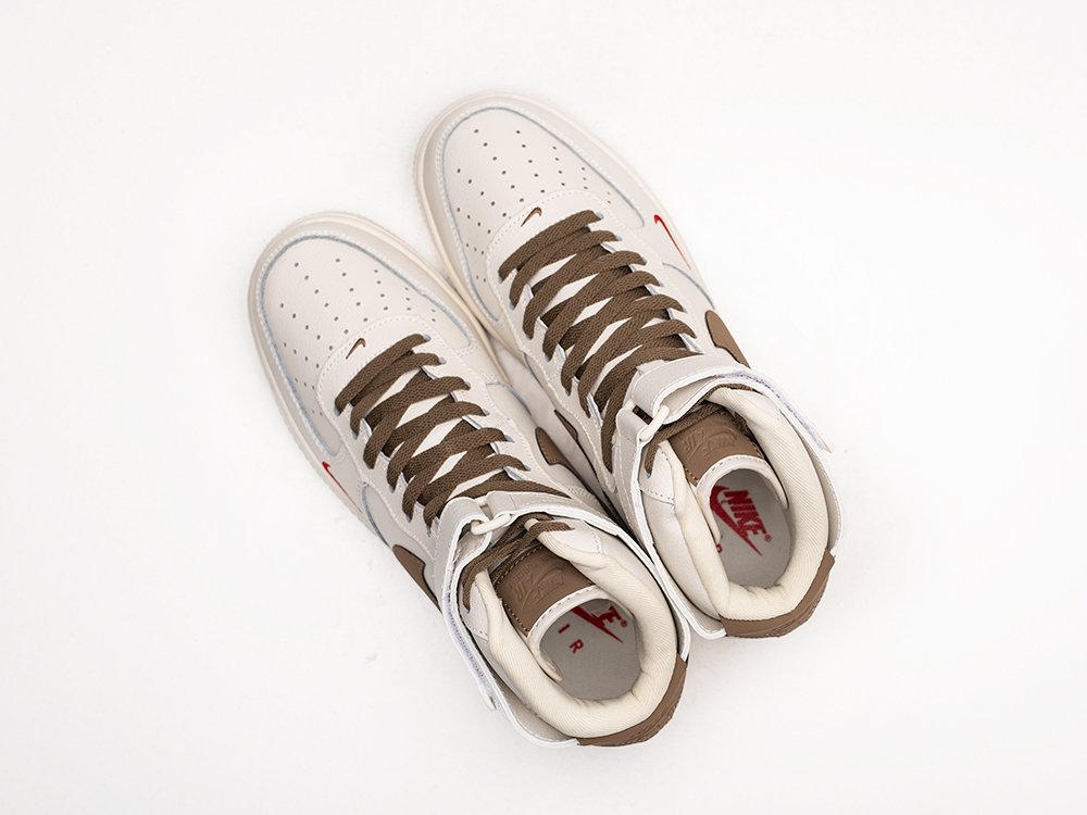 Nike Air Force 1 белые кожа мужские (AR25515) - фото 3 Nike Air Force 1 белые кожа мужские (AR25515) - фото 3