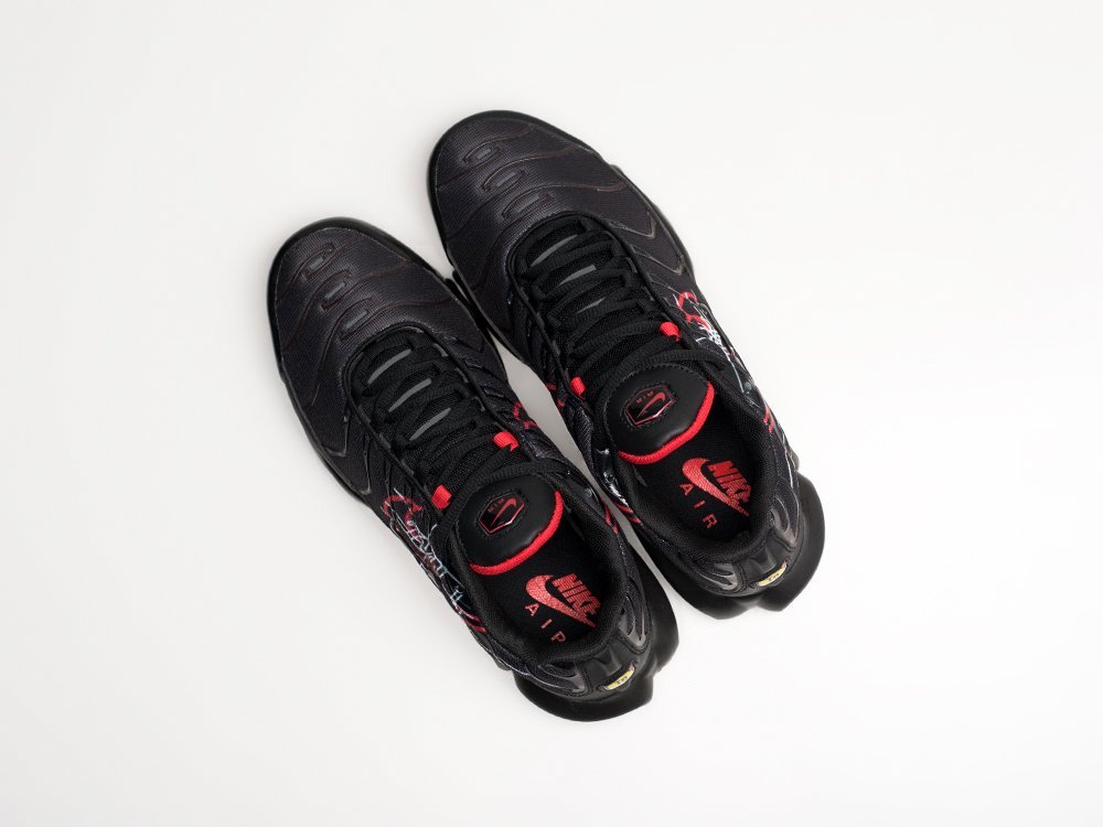 Nike Air Max Plus TN Script Swoosh черные текстиль мужские (AR25529) - фото 3