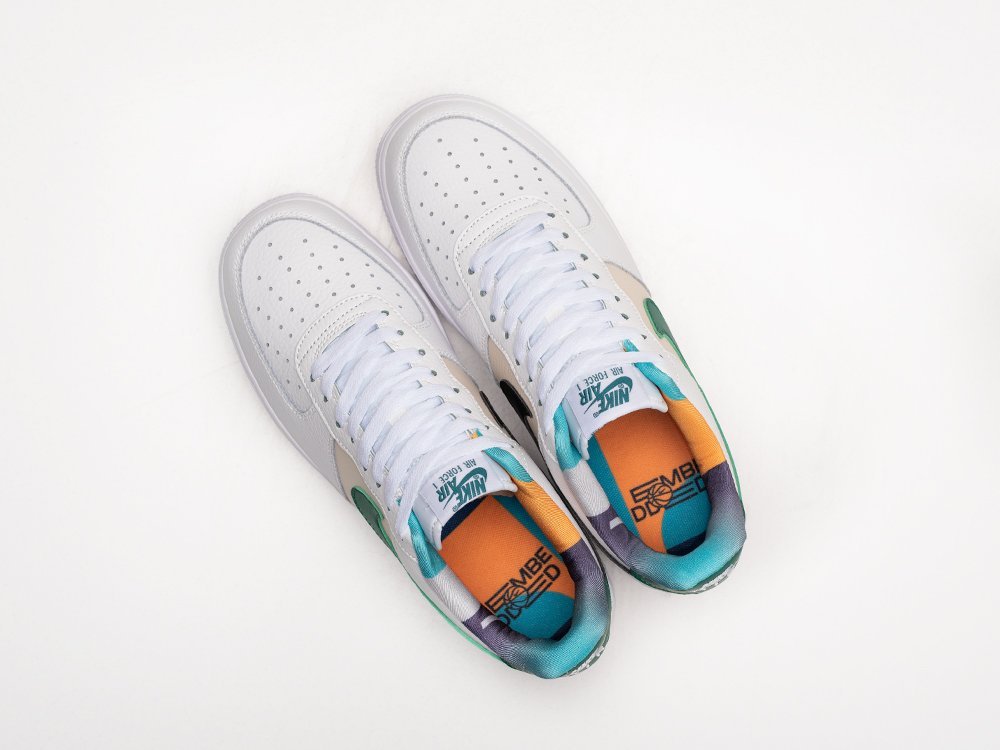 Nike Air Force 1 Low Air Force 1 07 LV8 EMB белые кожа мужские (AR25532) - фото 3 Nike Air Force 1 Low Air Force 1 07 LV8 EMB белые кожа мужские (AR25532) - фото 3