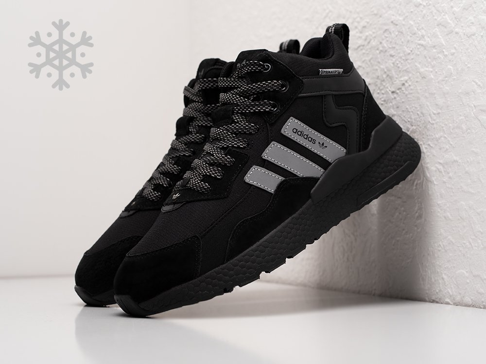 Adidas Nite Jogger Hi Winter черные текстиль мужские (AR25584) - фото 2