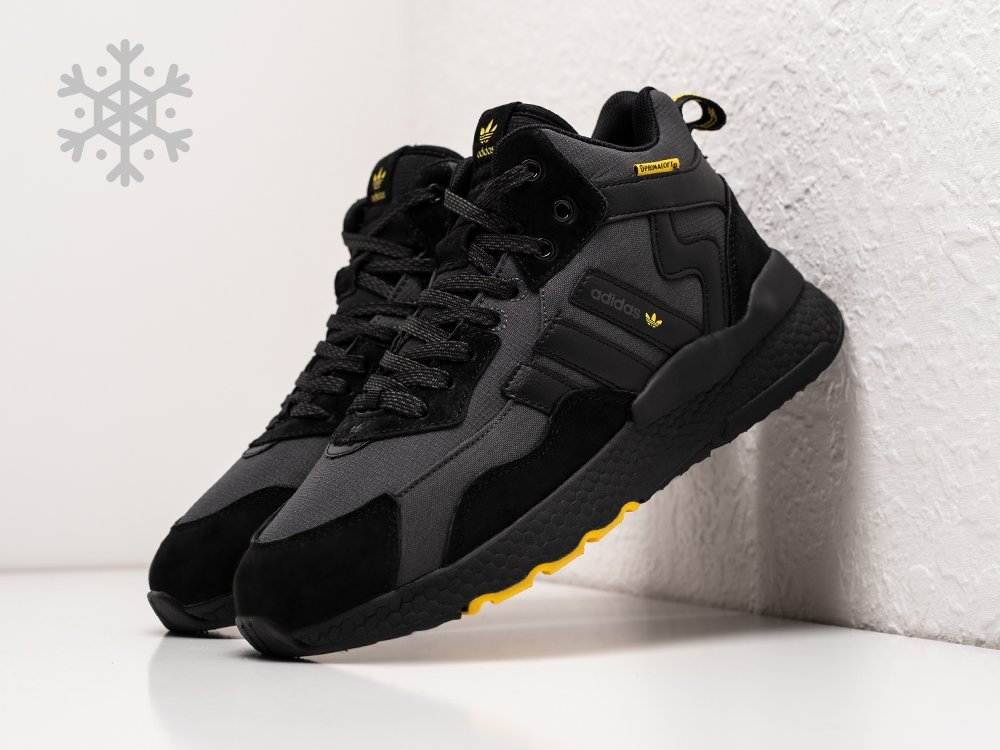 Adidas Nite Jogger Hi Winter черные текстиль мужские (AR25585) - фото 2