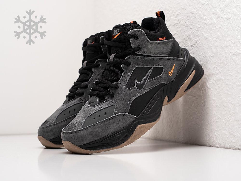 Nike M2K TEKNO Hi Winter серые кожа мужские (AR25595) - фото 2