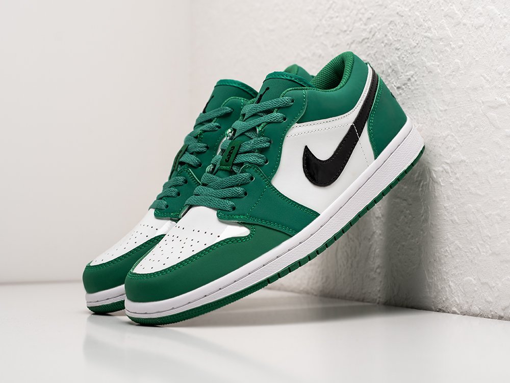 Nike Air Jordan 1 Low зеленые кожа мужские (AR25662) - фото 2
