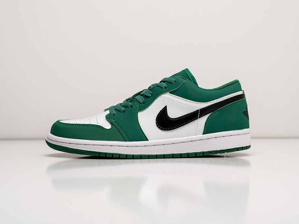 Nike Air Jordan 1 Low зеленые кожа мужские (AR25662) - фото 1