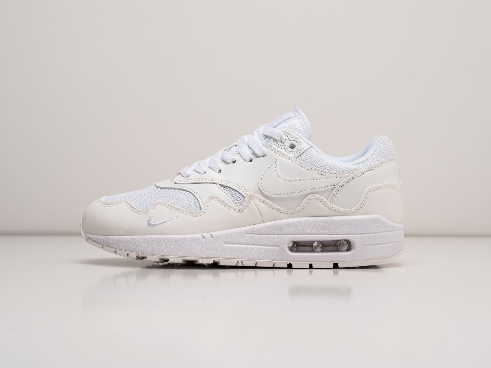 Nike Air Max 1 x Patta WMNS белые кожа женские (AR25679) - фото 1 Nike Air Max 1 x Patta WMNS белые кожа женские (AR25679) - фото 1