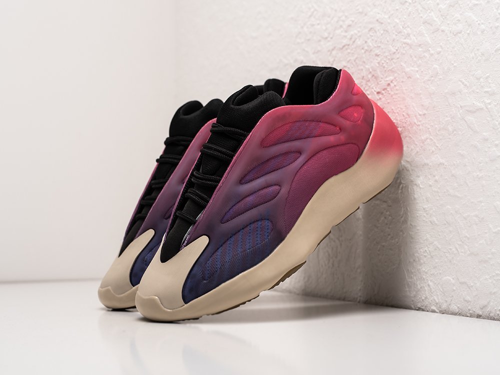 Adidas Yeezy Boost 700 v3 Fade Carbon WMNS разноцветные текстиль женские (AR25686) - фото 2