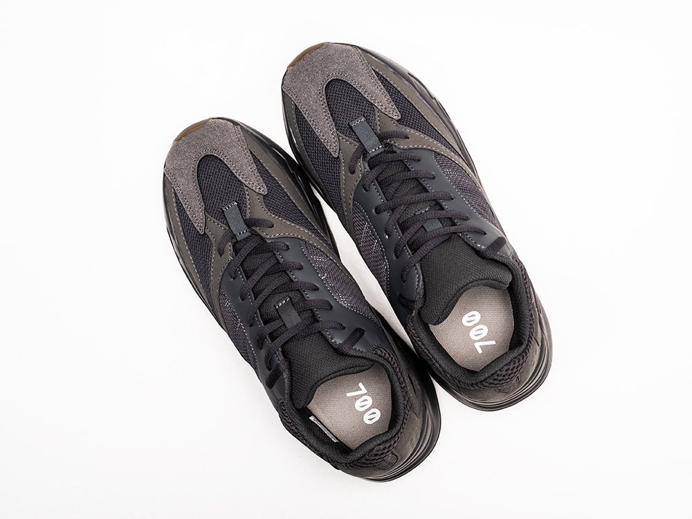 Adidas Yeezy Boost 700 черные замша мужские (AR25721) - фото 3
