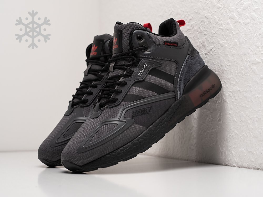 Adidas ZX 2K Boost High Winter серые текстиль мужские (AR25766) - фото 2