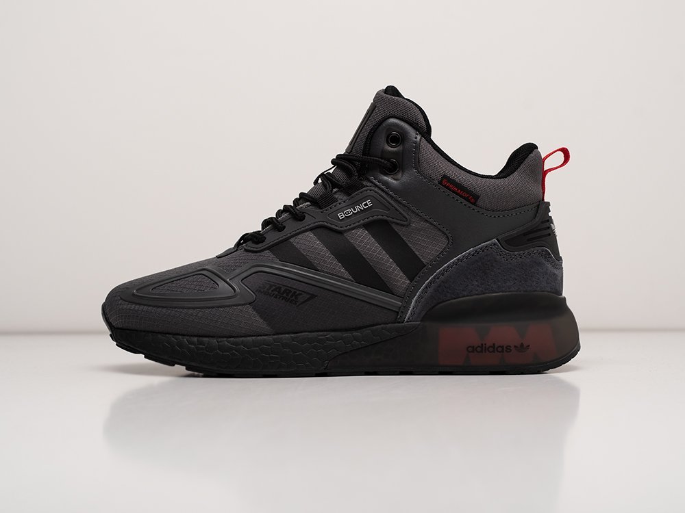 Adidas ZX 2K Boost High Winter серые текстиль мужские (AR25766) - фото 1