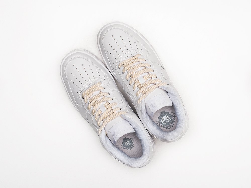 Nike Air Force 1 Low WMNS белые кожа женские (AR25802) - фото 3 Nike Air Force 1 Low WMNS белые кожа женские (AR25802) - фото 3