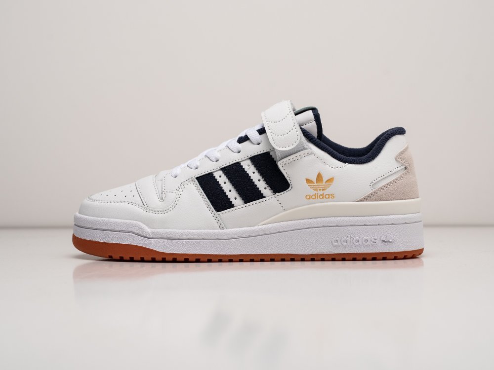 Adidas Forum Low Crew Navy белые кожа мужские (AR25841) - фото 1 Adidas Forum Low Crew Navy белые кожа мужские (AR25841) - фото 1