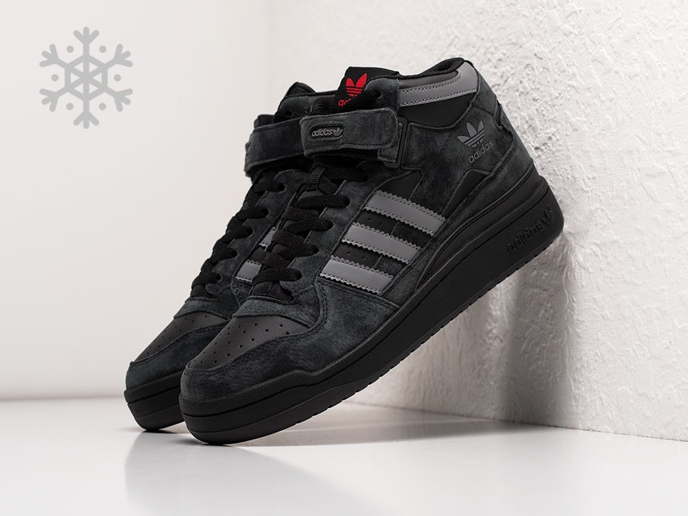 Adidas Forum 84 High Winter черные замша мужские (AR25896) - фото 2
