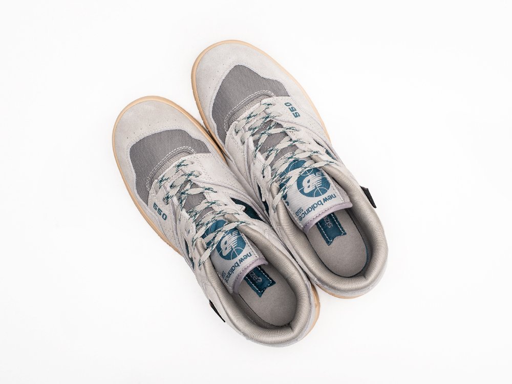 New Balance x Size x 550 Cordura Pack - Grey Cream серые замша мужские (AR25913) - фото 3 New Balance x Size x 550 Cordura Pack - Grey Cream серые замша мужские (AR25913) - фото 3