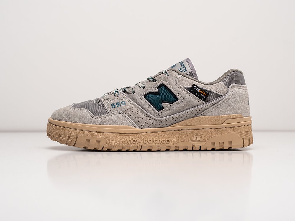 New Balance x Size x 550 Cordura Pack - Grey Cream серые замша мужские (AR25913) - фото 1 New Balance x Size x 550 Cordura Pack - Grey Cream серые замша мужские (AR25913) - фото 1