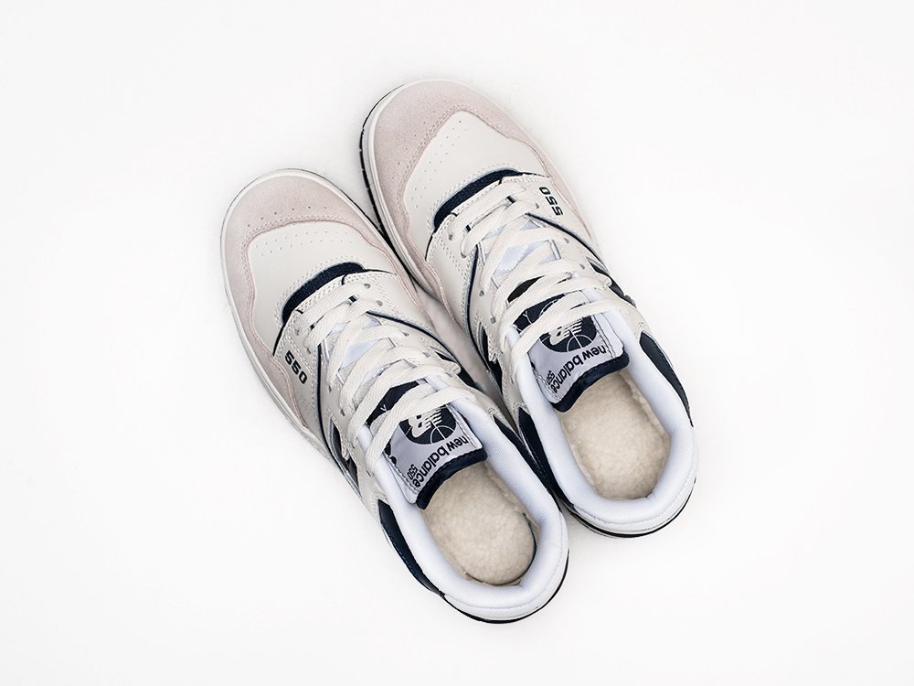 New Balance 550 Aime Leon Dore Winter белые кожа мужские (AR25922) - фото 3 New Balance 550 Aime Leon Dore Winter белые кожа мужские (AR25922) - фото 3