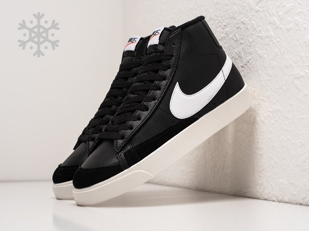 Nike Blazer Mid Winter черные кожа мужские (AR25925) - фото 2 Nike Blazer Mid Winter черные кожа мужские (AR25925) - фото 2