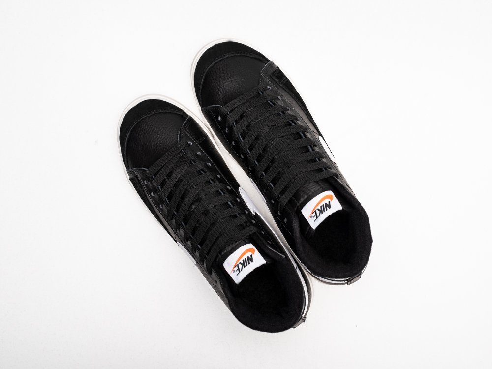 Nike Blazer Mid Winter черные кожа мужские (AR25925) - фото 3 Nike Blazer Mid Winter черные кожа мужские (AR25925) - фото 3
