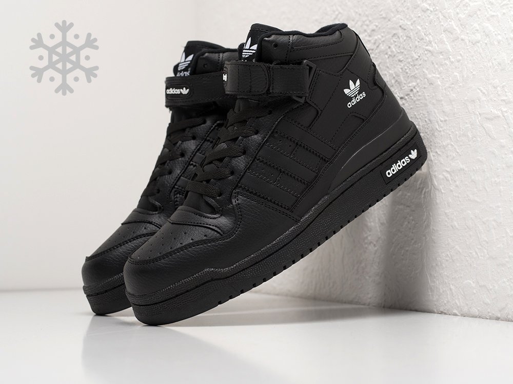 Adidas Forum 84 High черные кожа мужские (AR25932) - фото 2