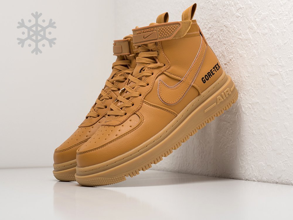 Nike Air Force 1 Gore-Tex Wheat коричневые кожа мужские (AR25940) - фото 2 Nike Air Force 1 Gore-Tex Wheat коричневые кожа мужские (AR25940) - фото 2