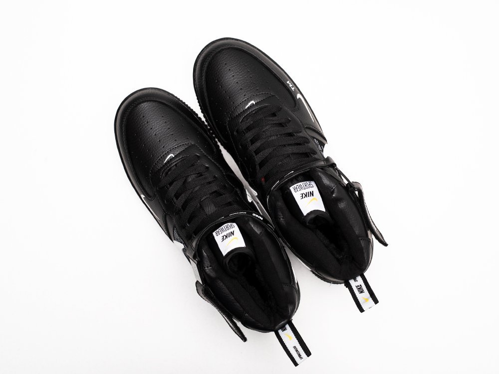 Nike Air Force 1 07 Mid LV8 черные кожа мужские (AR25943) - фото 3 Nike Air Force 1 07 Mid LV8 черные кожа мужские (AR25943) - фото 3