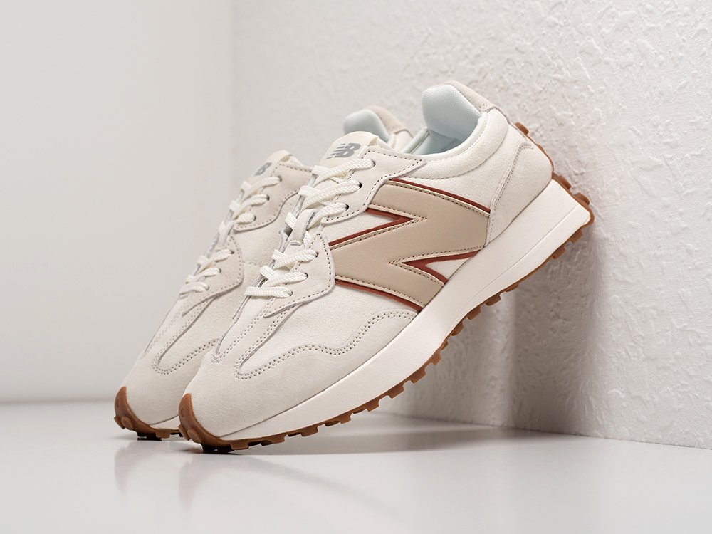 New Balance 327 белые замша мужские (AR25948) - фото 2 New Balance 327 белые замша мужские (AR25948) - фото 2