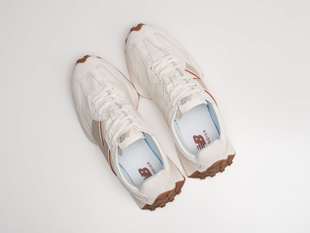 New Balance 327 белые замша мужские (AR25948) - фото 3 New Balance 327 белые замша мужские (AR25948) - фото 3