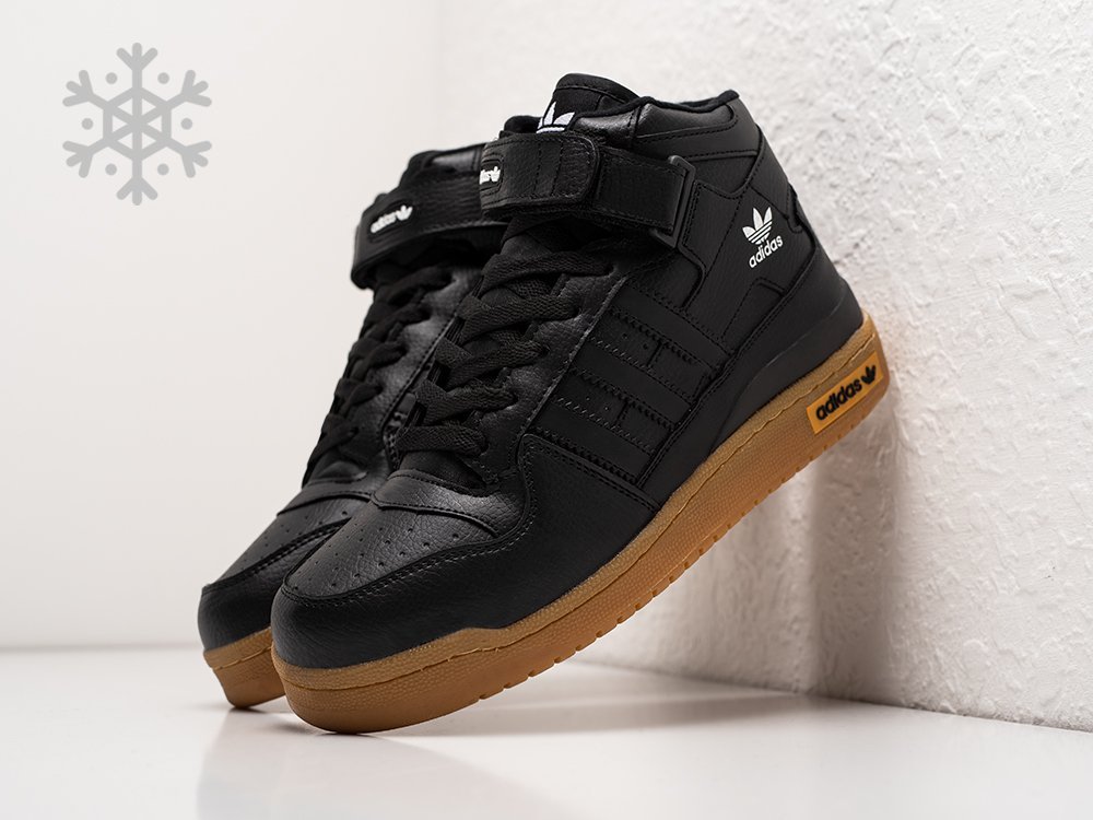 Adidas Forum 84 High Winter черные кожа мужские (AR25953) - фото 2