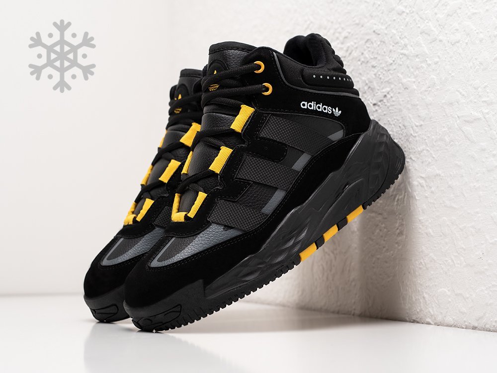 Adidas Niteball High Winter WMNS черные замша женские (AR26029) - фото 2 Adidas Niteball High Winter WMNS черные замша женские (AR26029) - фото 2