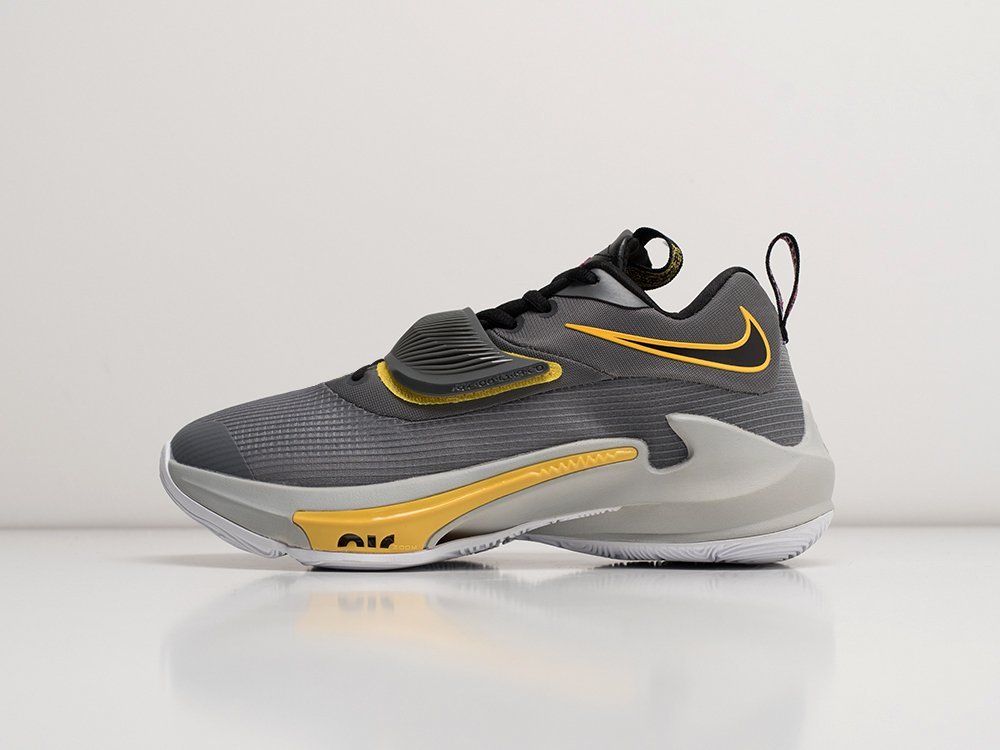 Nike Zoom Freak 3 EP Low Battery серые текстиль мужские (AR26085) - фото 1 Nike Zoom Freak 3 EP Low Battery серые текстиль мужские (AR26085) - фото 1