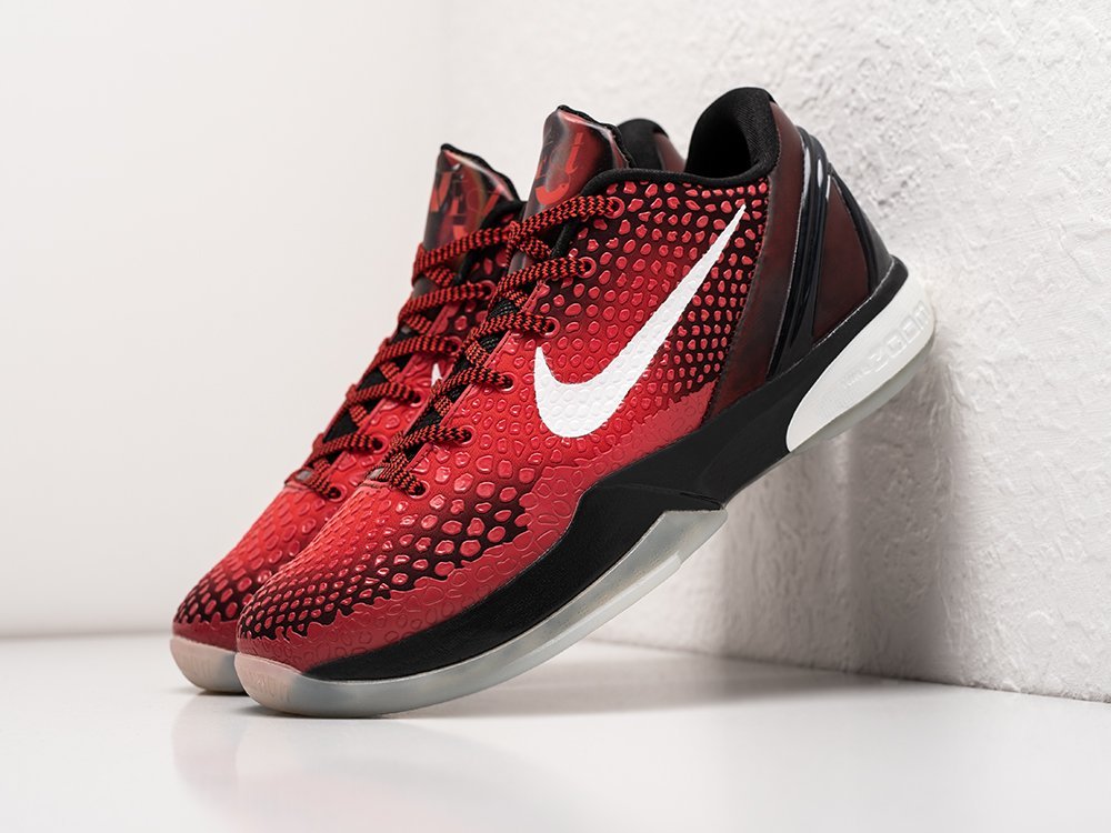 Nike Kobe 6 Protro Challenge Red красные текстиль мужские (AR26089) - фото 2